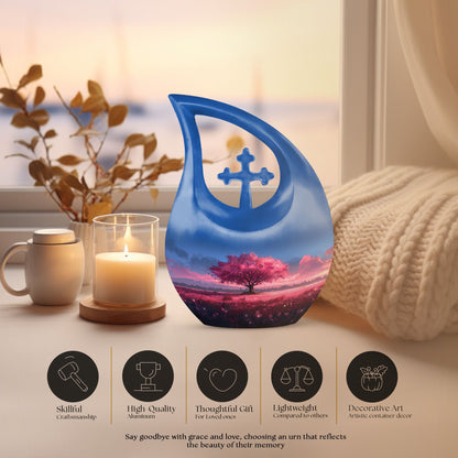 10-Inch Twilight Blossom Serenity Urn