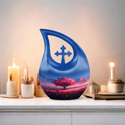 10-Inch Twilight Blossom Serenity Urn