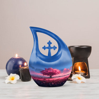 10-Inch Twilight Blossom Serenity Urn