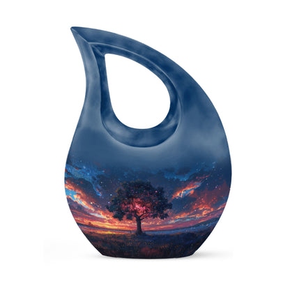 Personalized Tree of Life Cremation Urn for Human Ashes - 10-inch, 200 cu in - Yatskia