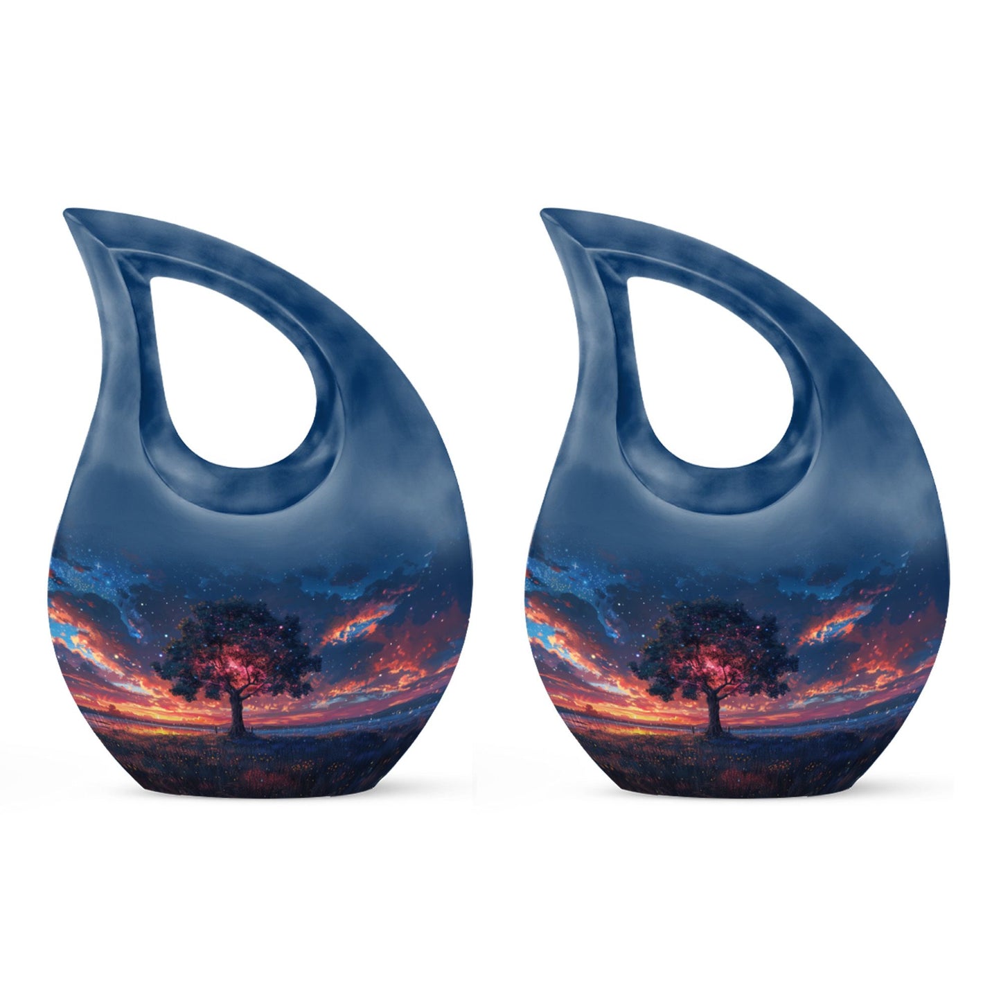 Personalized Tree of Life Cremation Urn for Human Ashes - 10-inch, 200 cu in - Yatskia