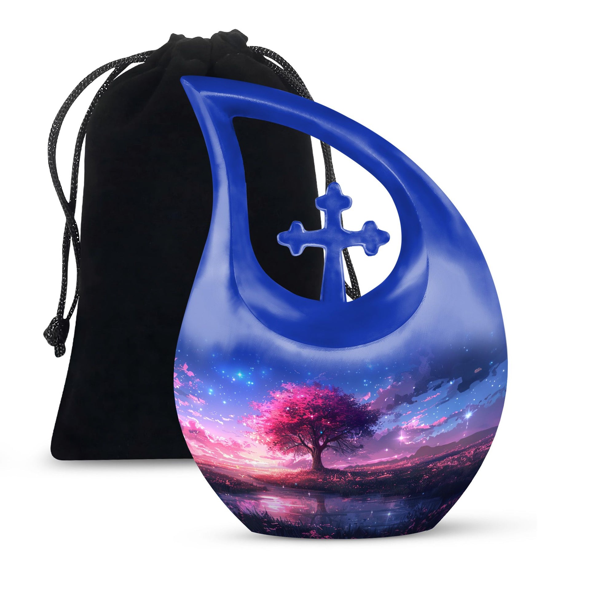 Celestial Bloom Twilight Urn 