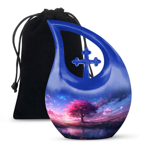 Celestial Bloom Twilight Urn 