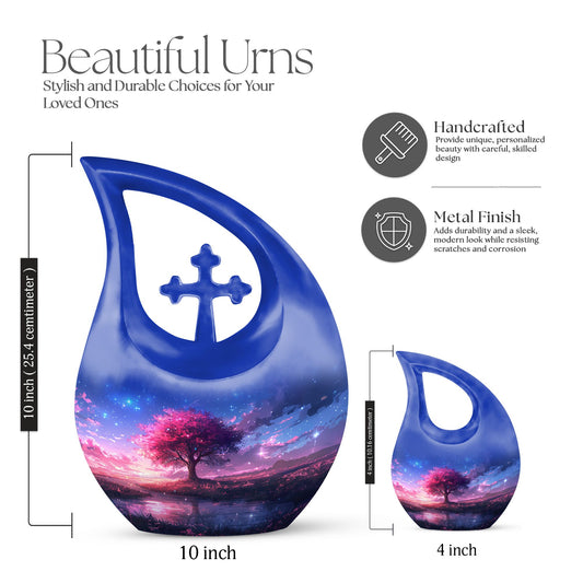 Celestial Bloom Twilight Urn 