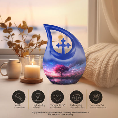 Celestial Bloom Twilight Urn 