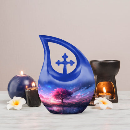 Celestial Bloom Twilight Urn 