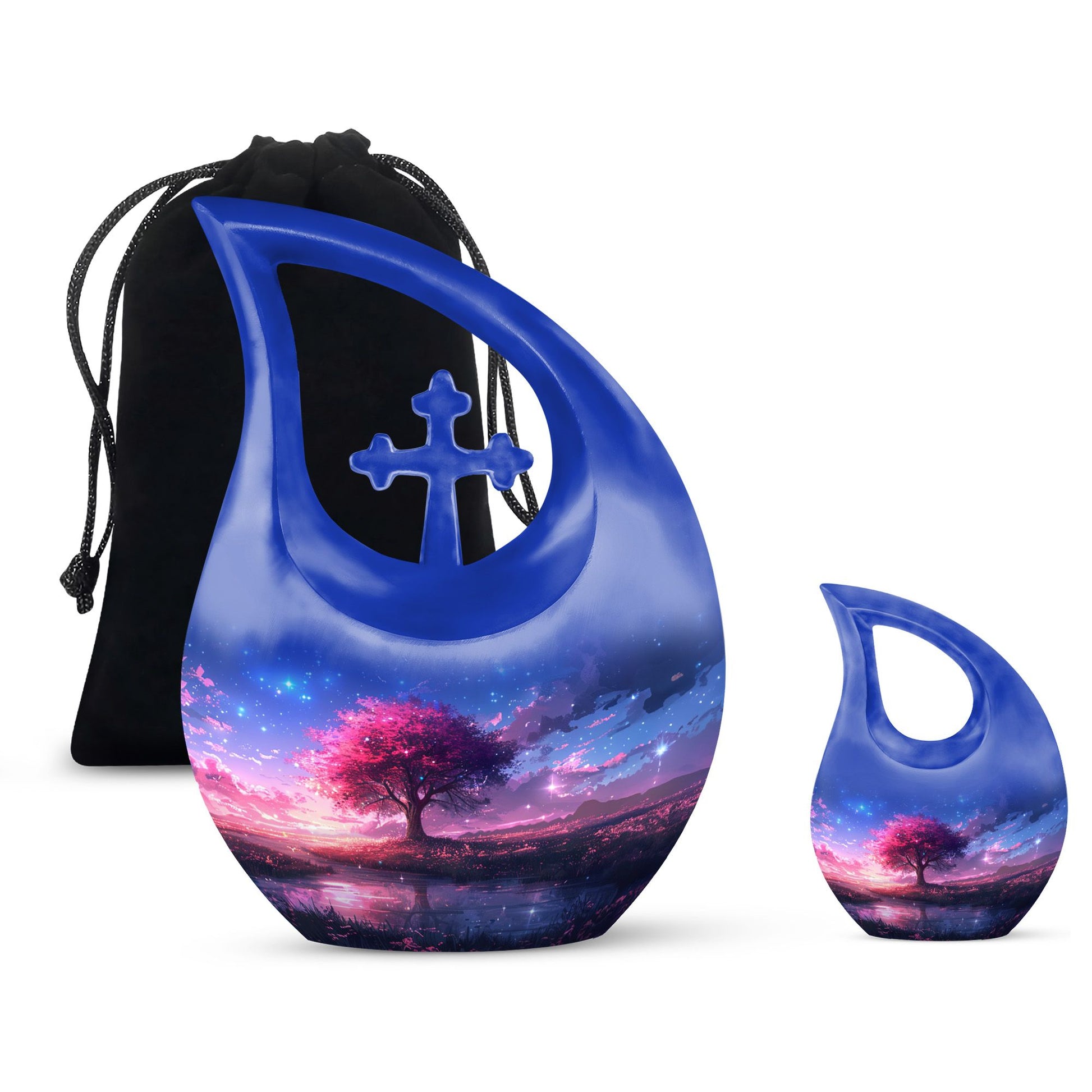 Celestial Bloom Twilight Urn 