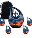 Galactic Blaze Genesis Cross Drop Large Urn, 