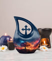 Galactic Blaze Genesis Cross Drop Large Urn, 
