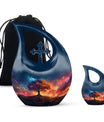 Galactic Blaze Genesis Cross Drop Large Urn, 
