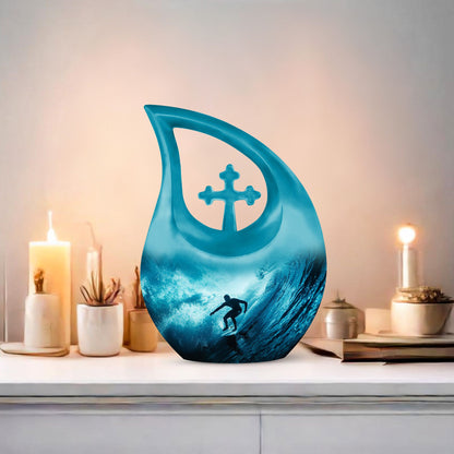 10-inch Midnight Surf Odyssey Urn 