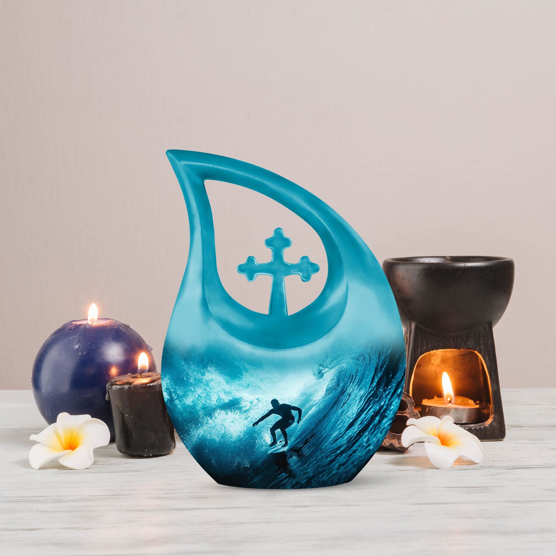 10-inch Midnight Surf Odyssey Urn 