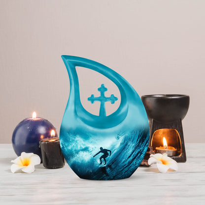 10-inch Midnight Surf Odyssey Urn 