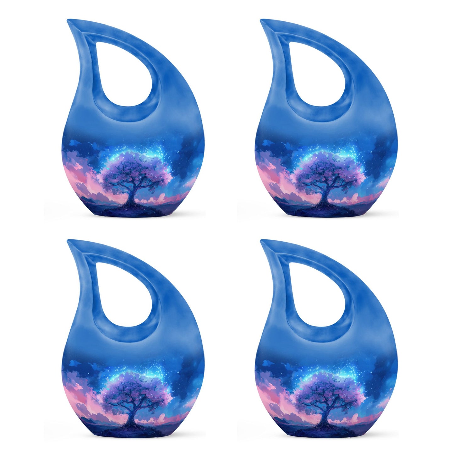 Stardust Blossom Twilight small memorial urn