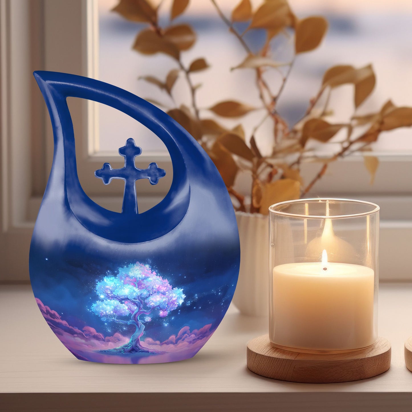 Celestial Bloom Harmony Urn