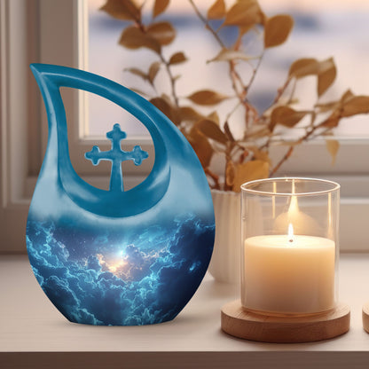 Ethereal Sky Radiance Urn