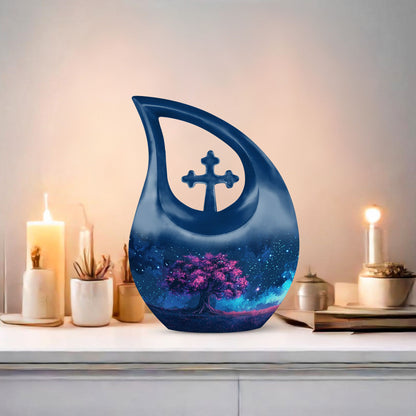 Starry Sakura Twilight Urn