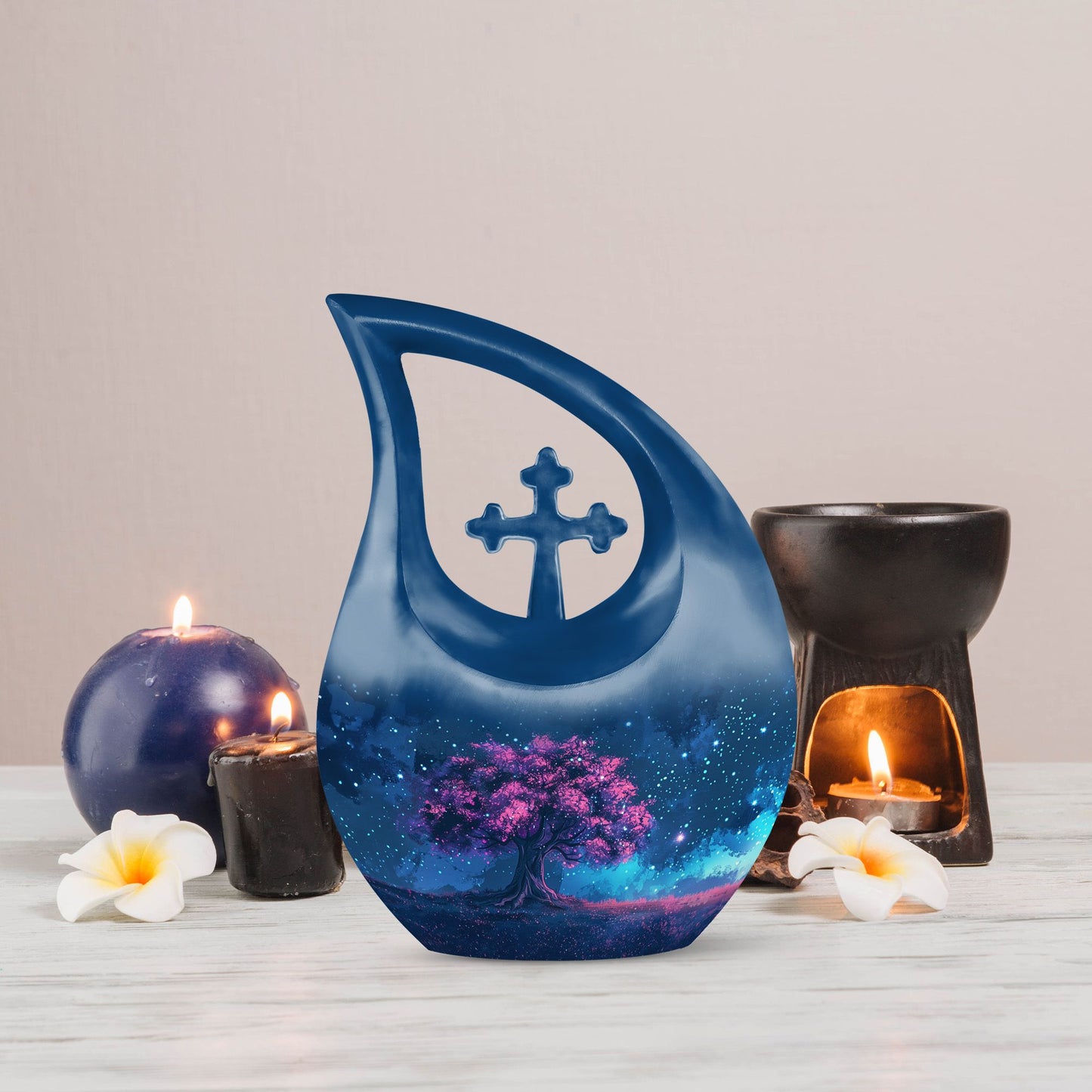 Starry Sakura Twilight Urn
