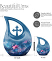 Cosmic Floral Dreamscape Memorial Urn