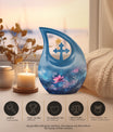 Cosmic Floral Dreamscape Memorial Urn