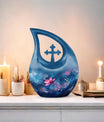 Cosmic Floral Dreamscape Memorial Urn