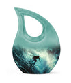 Surfer-Ocean Themed Cremation Urn - Urns For Ashes Large