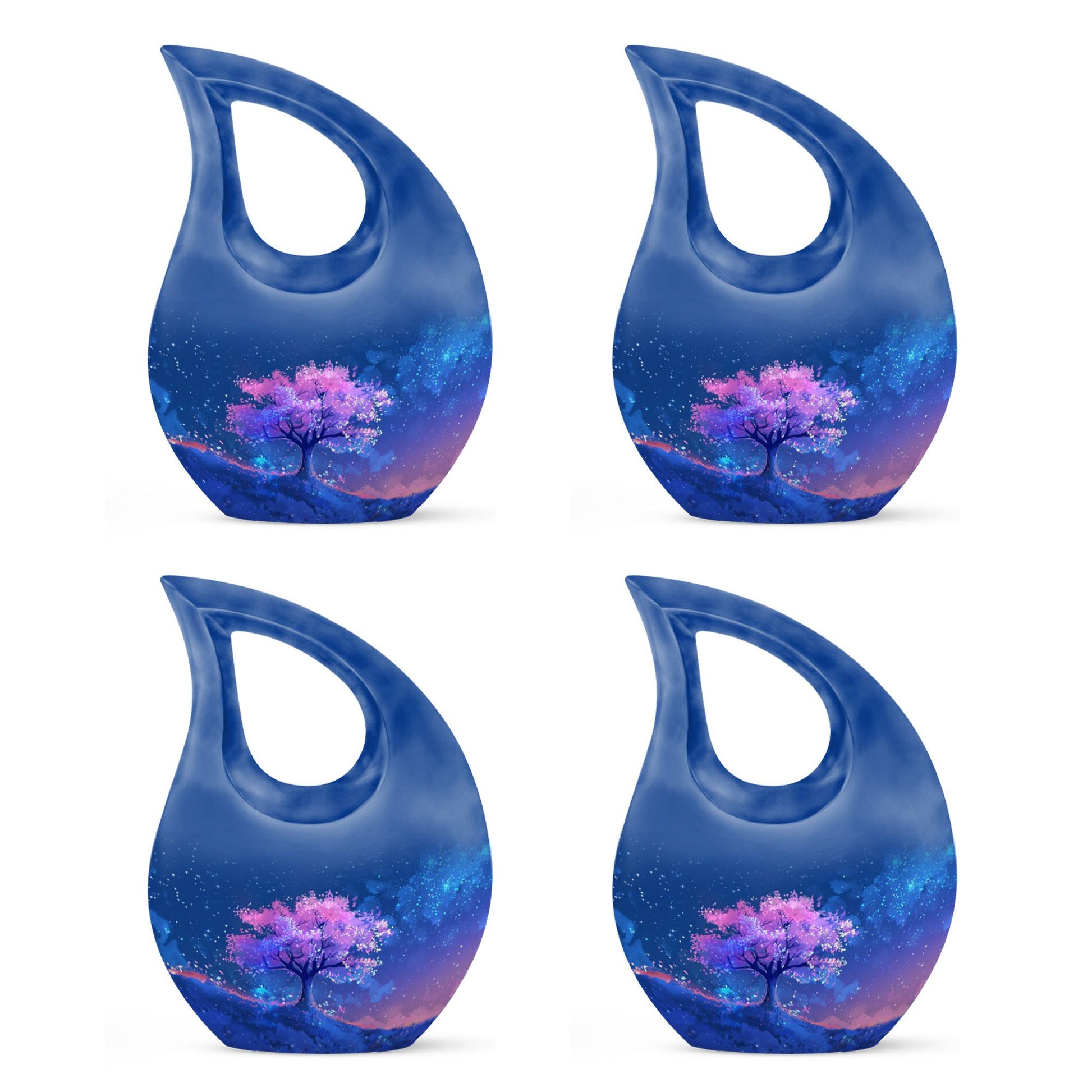 Galactic Sakura Fantasy cross drop urn