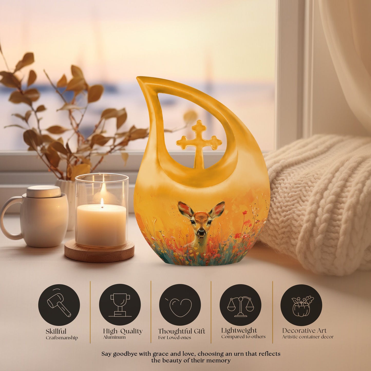 Autumn Fauna Bliss Urn