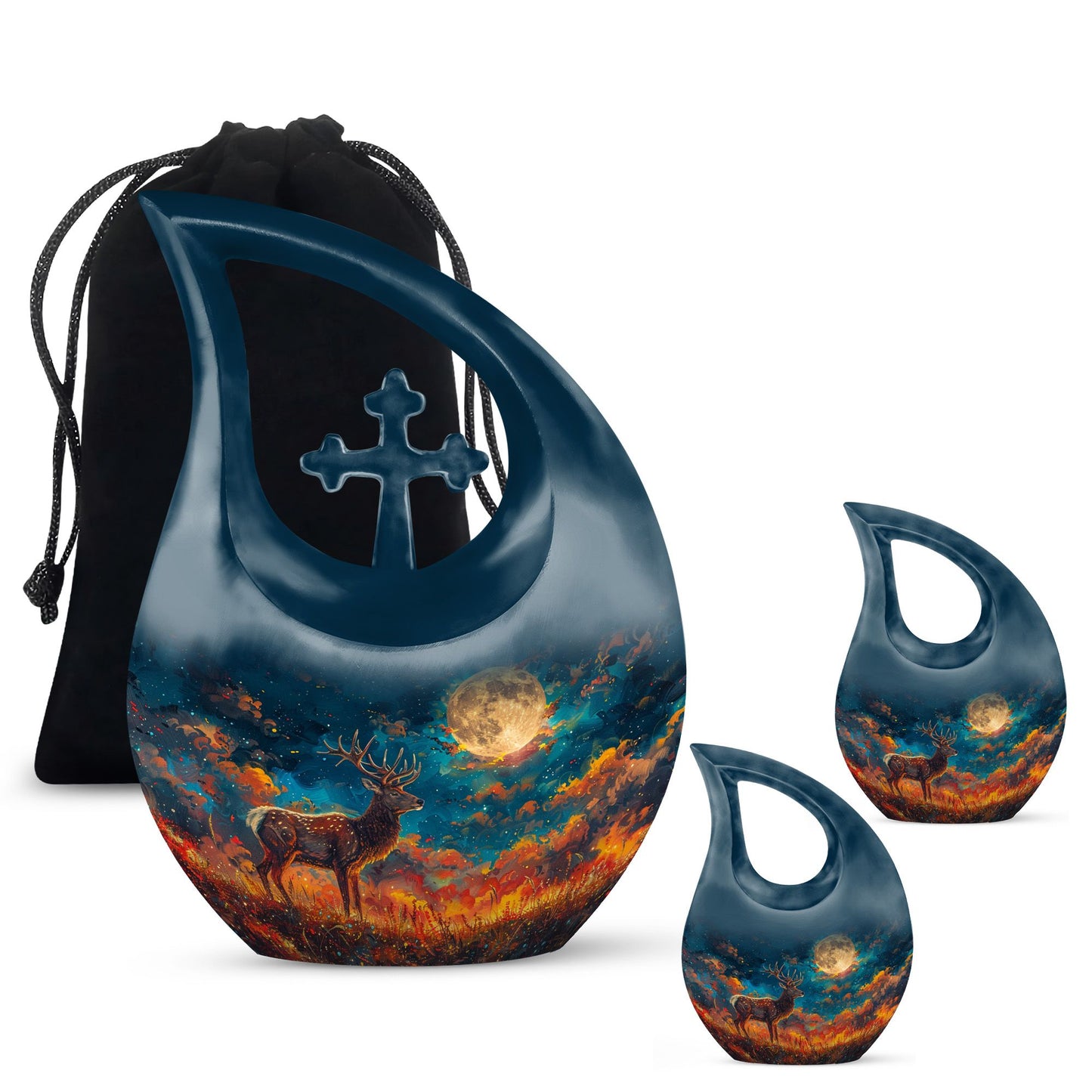 Moonlit Stag Sonata Urn