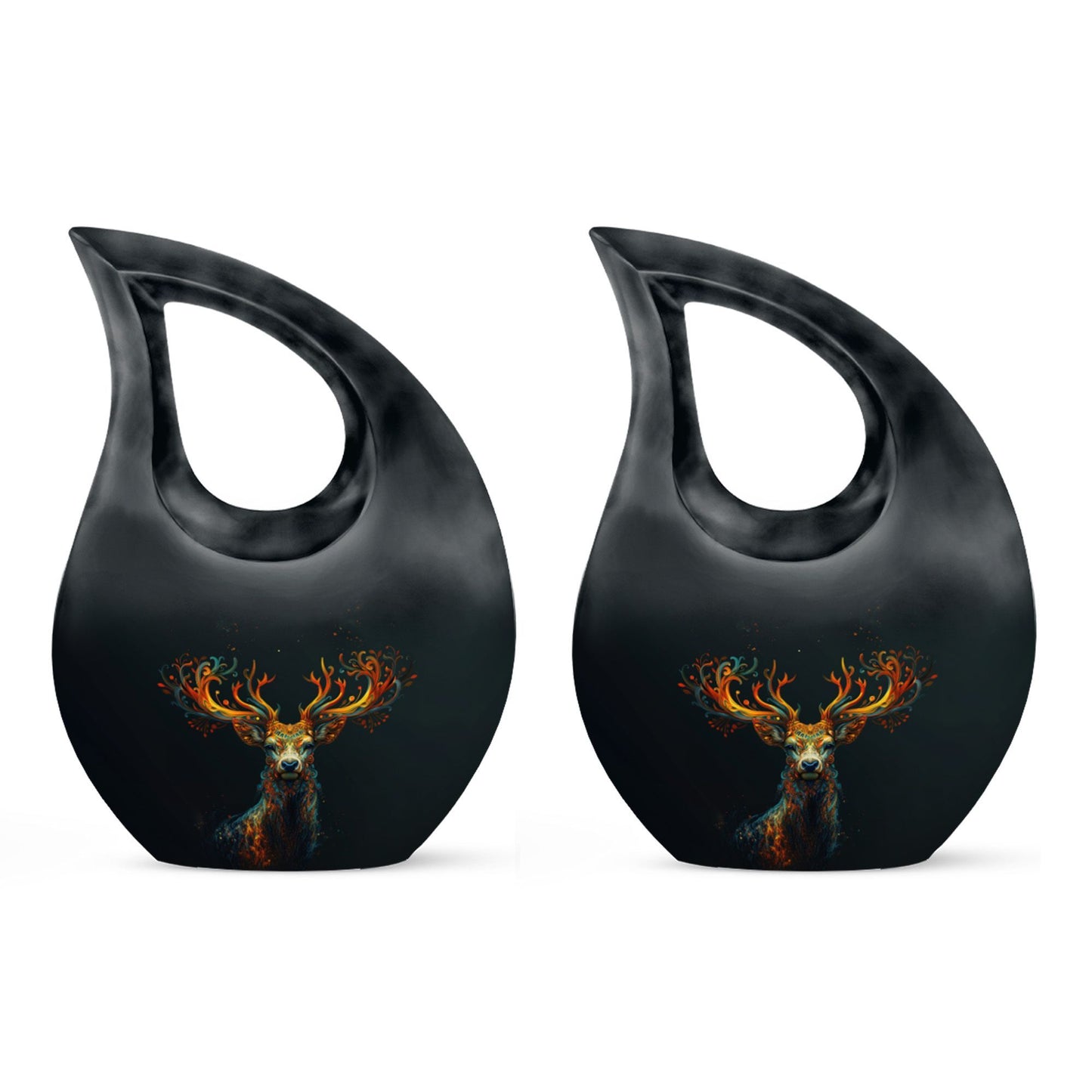 Mystical Flame Stag Urn