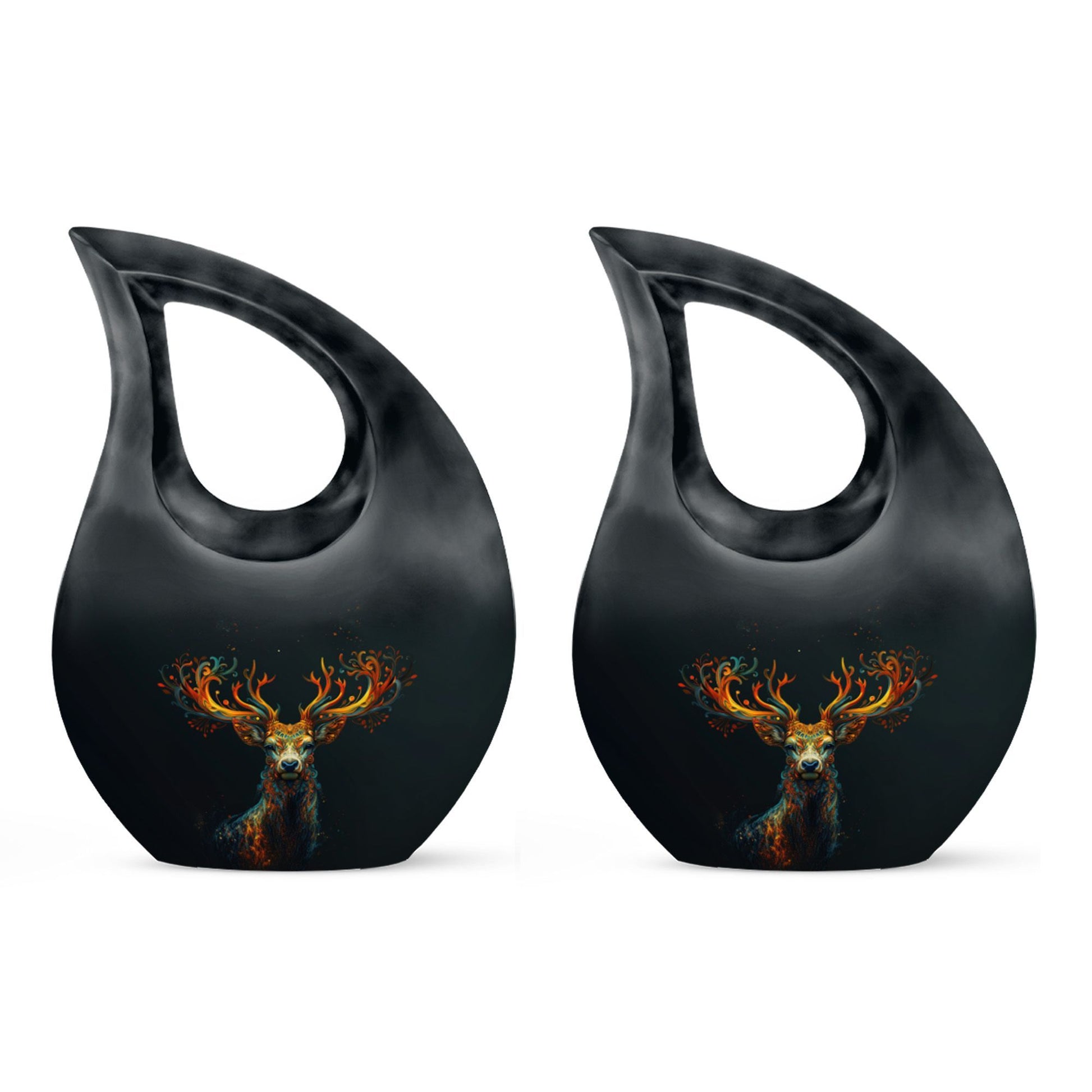 Mystical Flame Stag Urn