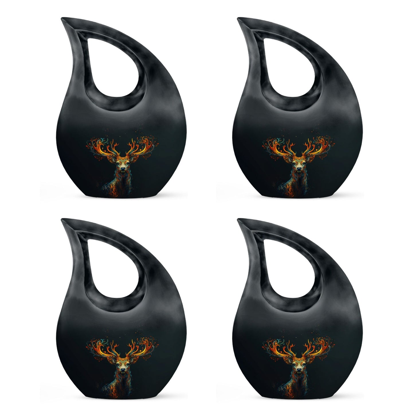 Mystical Flame Stag Urn