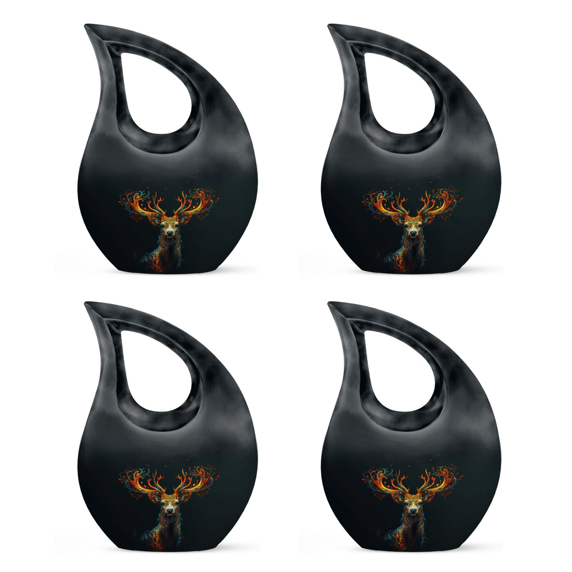 Mystical Flame Stag Urn