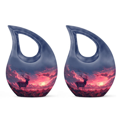 Crimson Twilight Vigil Urn, 
