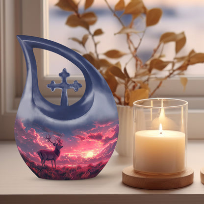 Crimson Twilight Vigil Urn, 