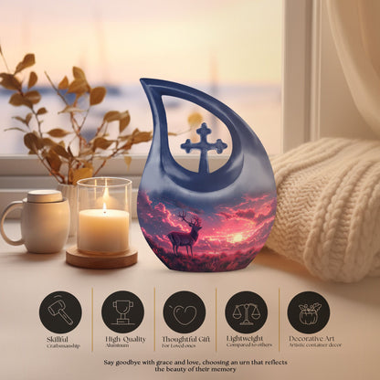 Crimson Twilight Vigil Urn, 