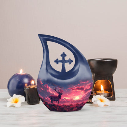 Crimson Twilight Vigil Urn, 