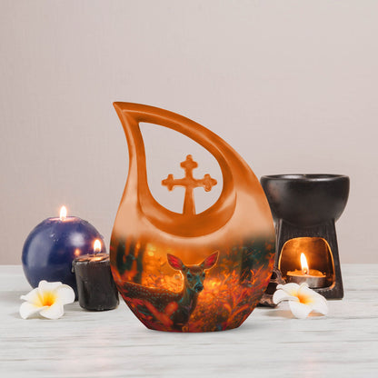 10-inch Golden Hour Fawn Urn 