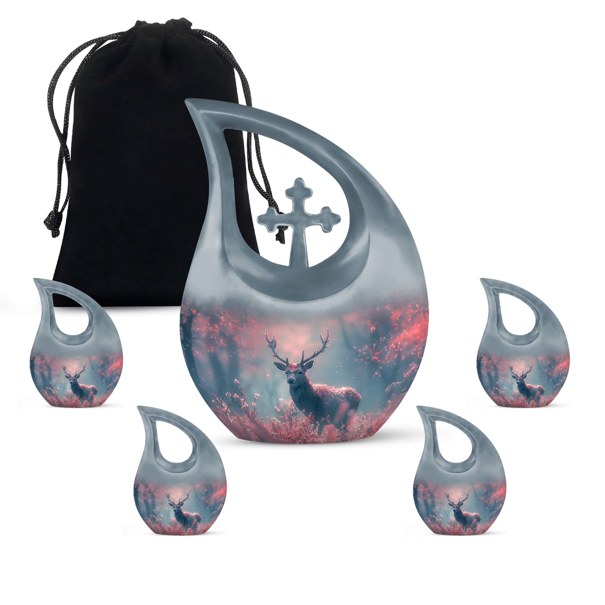 Enchanted Deer Grove Urn, 