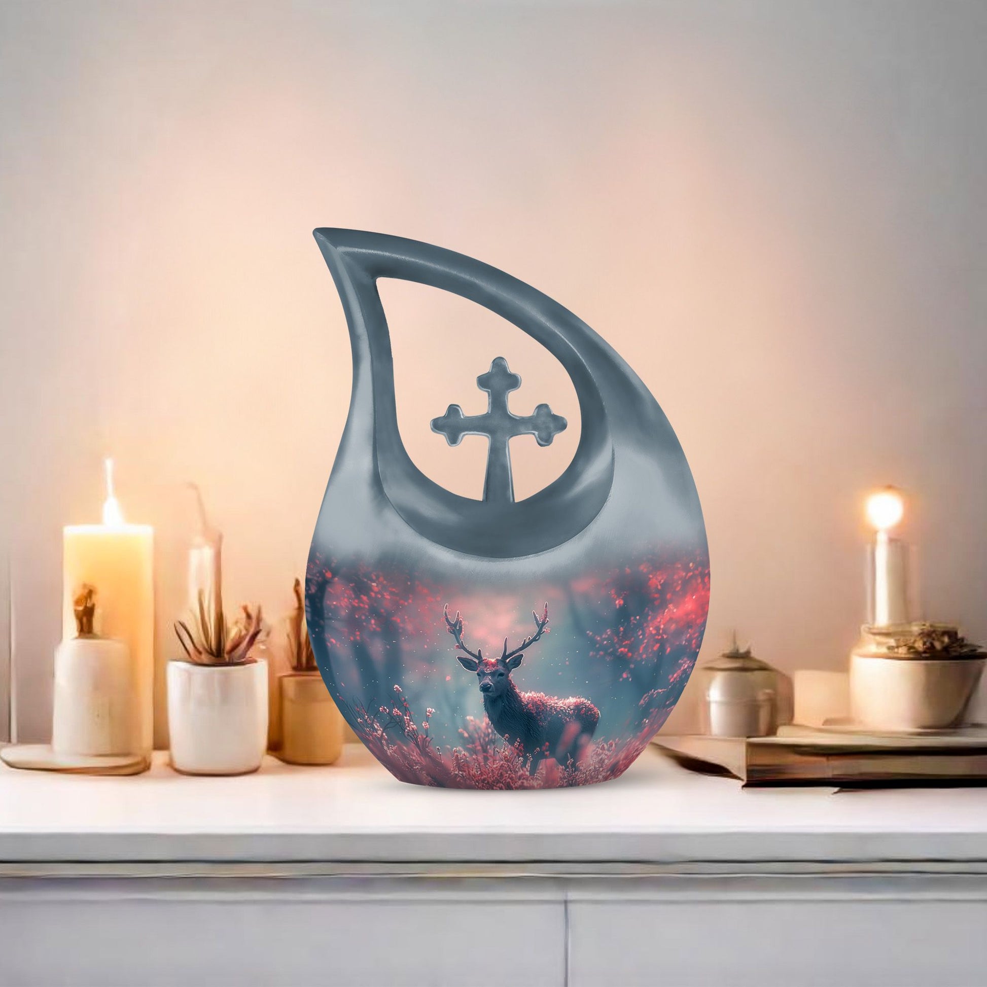 Enchanted Deer Grove Urn, 