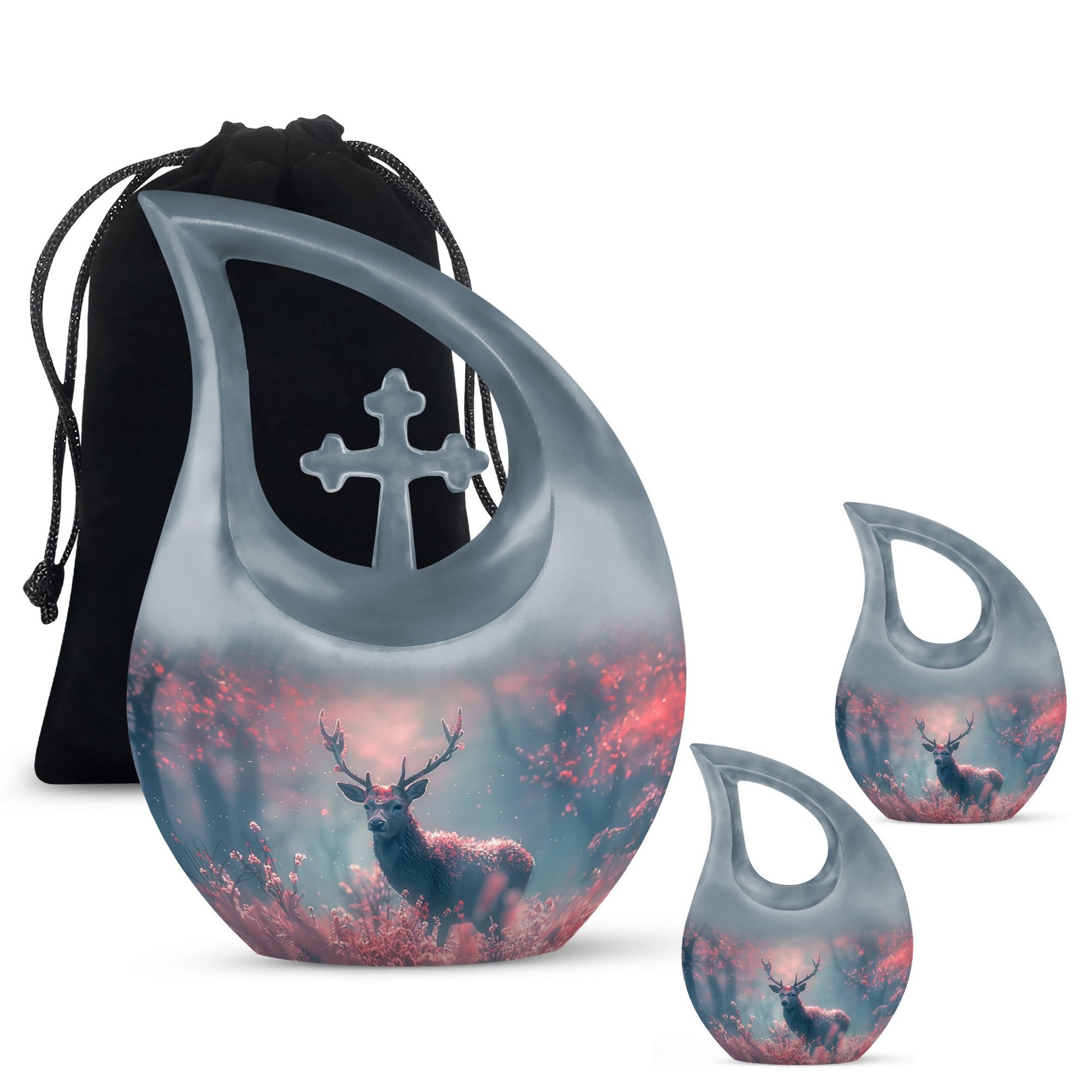 Enchanted Deer Grove Urn, 