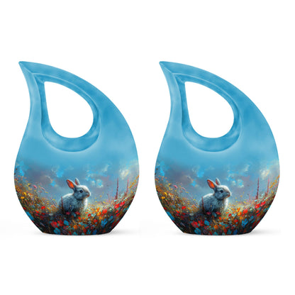 Colorful Personalized Pet Memorial Urn for Pet Ashes - 10-inch, 200 cu in - Yatskia
