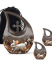 Forest Rabbit Meadow - Rabbit Urn Memorial, Funeral Shape Urn