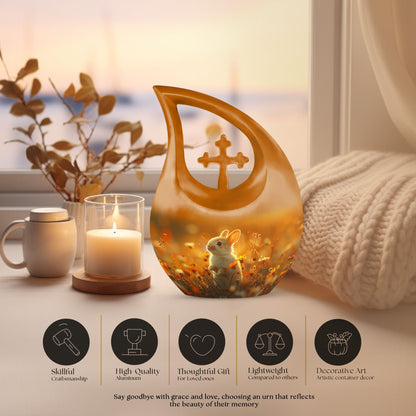 Aluminium Sunset Bunny Bliss Urn