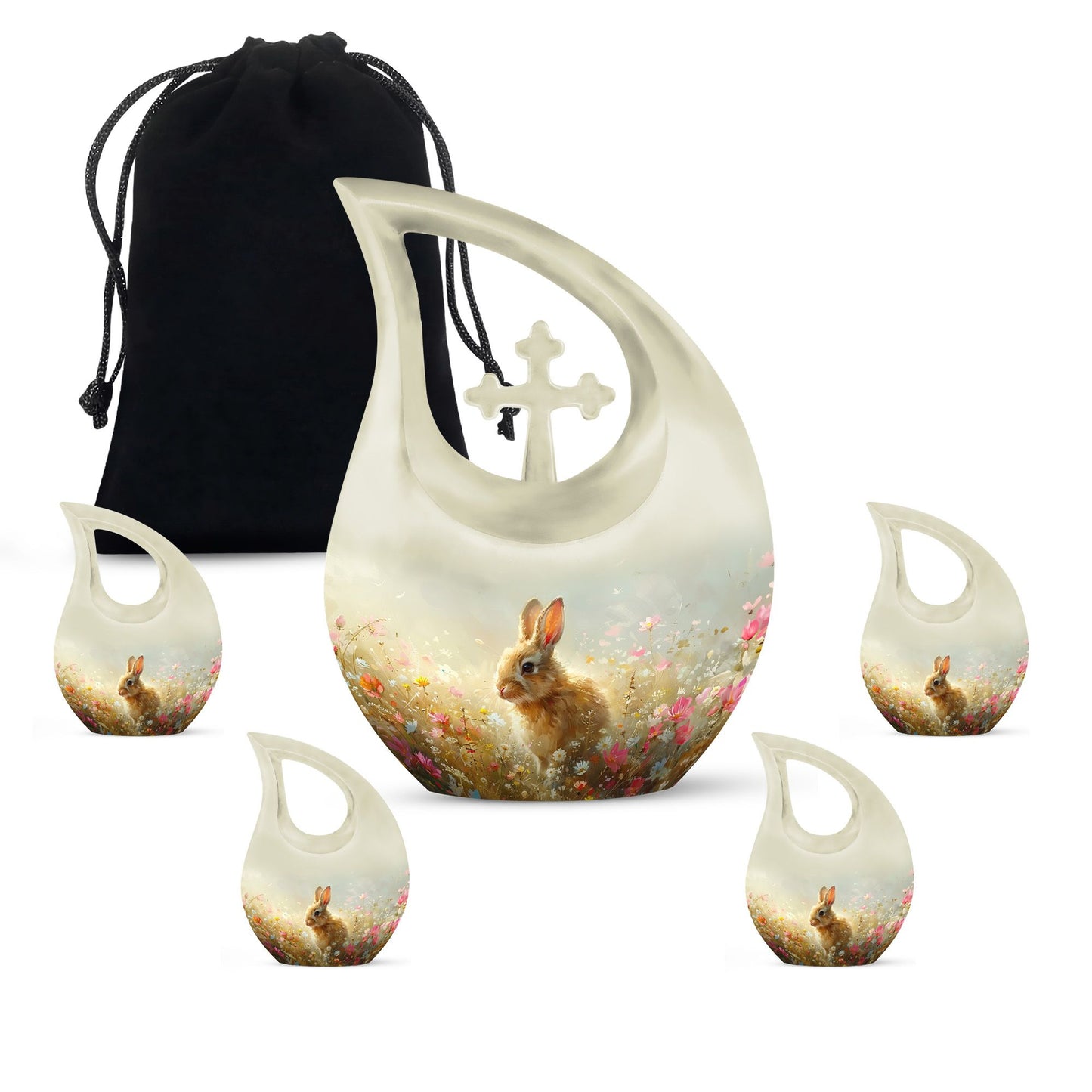 Personalized Pet Memorial Urn for Pet Ashes - 10-inch, 200 cu in - Yatskia