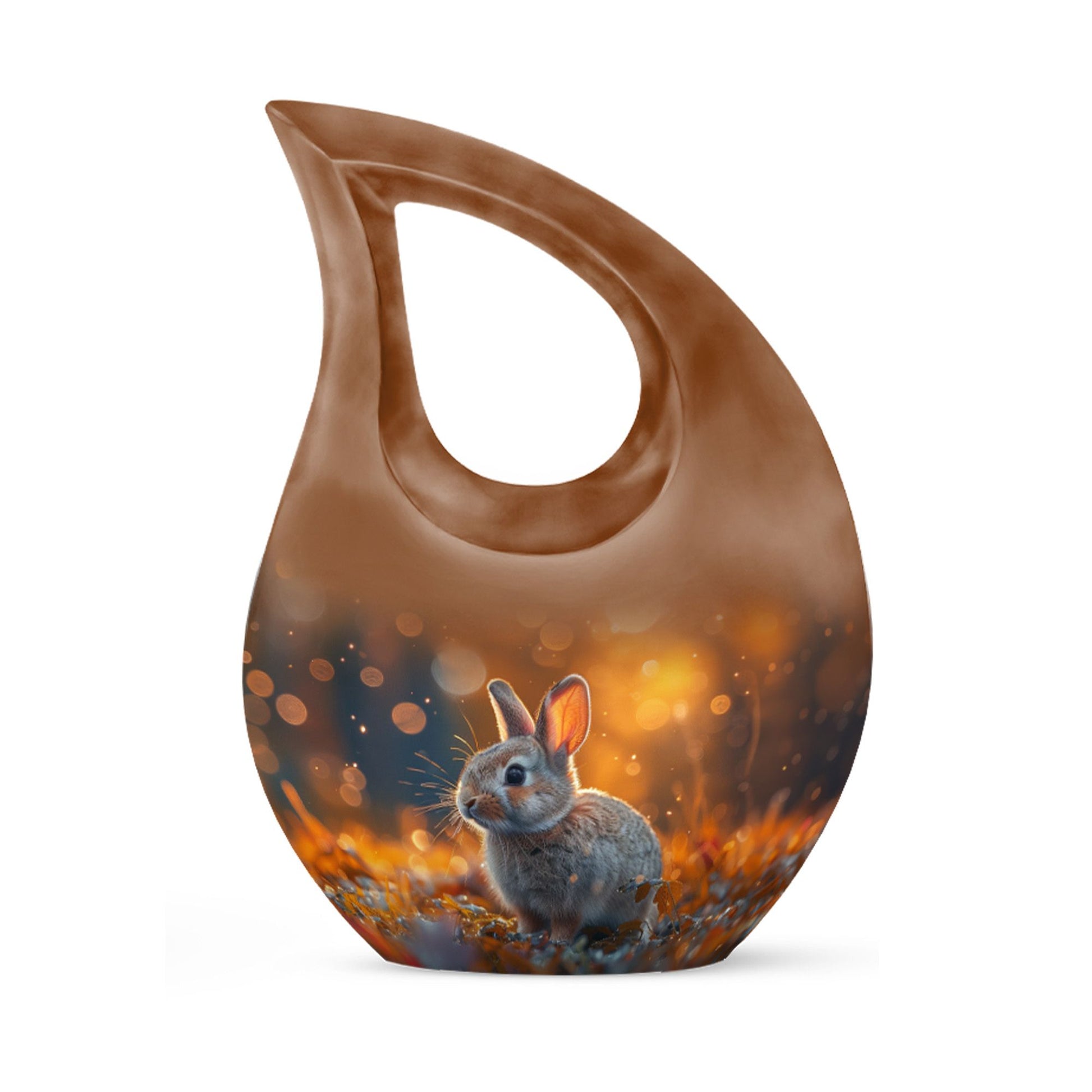 Golden Hour Bunny Urn,