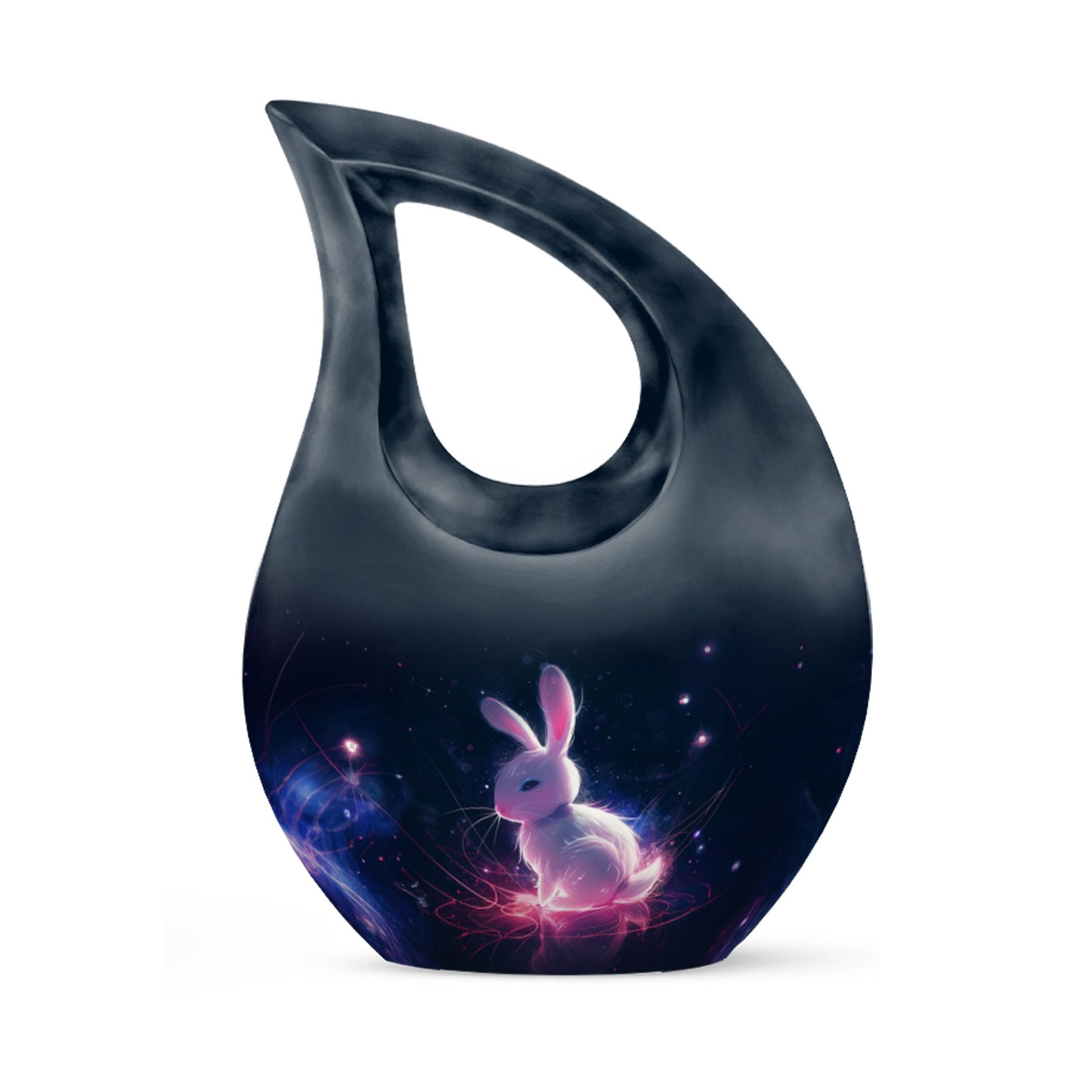 Baby Bunny Rabbit Urn - Large Memorial Funeral Urn For Ashes
