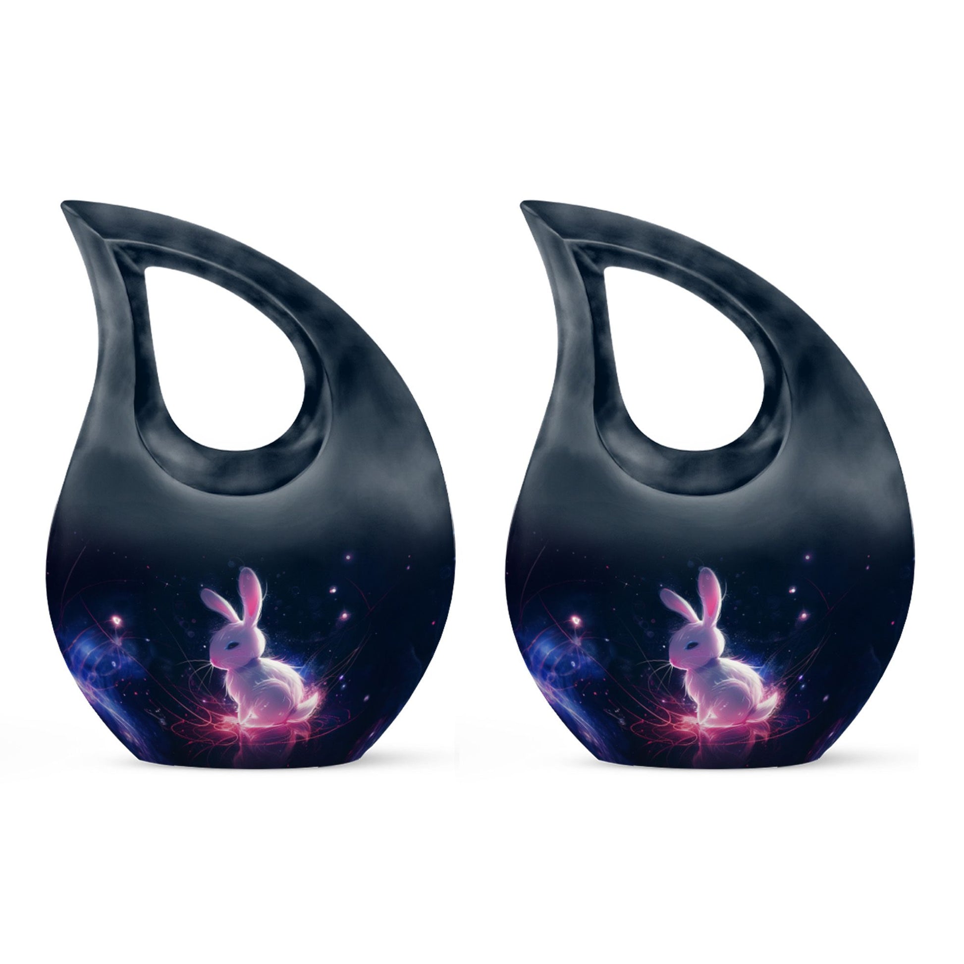 10-inch Cosmic Glow Bunny Urn,