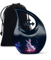 10-inch Cosmic Glow Bunny Urn,