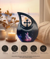 10-inch Cosmic Glow Bunny Urn,